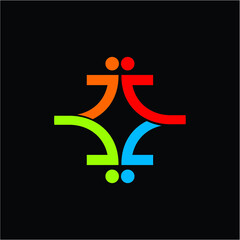 illustration of a person in a circle