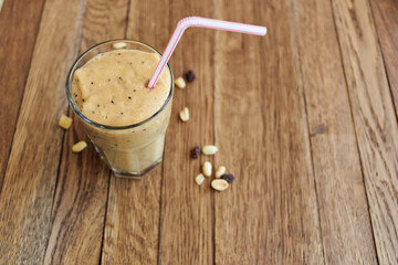 fruit cocktails vitamins detox organica Fresh wooden background