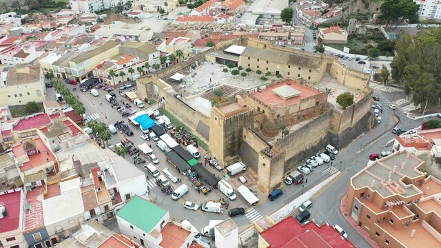 Aerial View of Castillo Marqu&eacute;s de los V&eacute;lez, Andalusia
