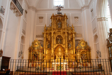 Fototapeta na wymiar Monastery next to Espinosa de los Monteros