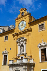 Fototapeta na wymiar Fermo, Marche, Italy: historic buildings