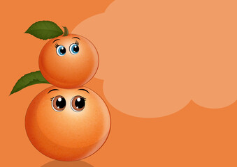 illustration of the Oranges