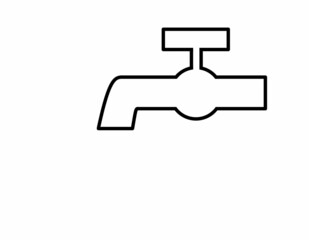 Obraz premium 蛇口(線画)