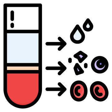 hematocrit line icon