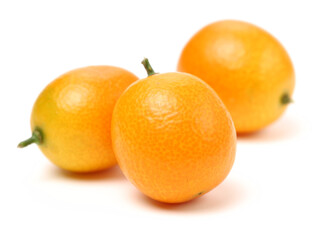 kumquat on a white background