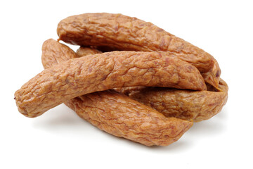 Sausage isolated on white background