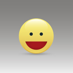 Set of smile icons. emoji. emoticons	