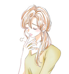 疲れている女性