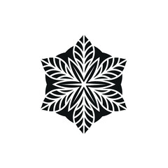 mandala ornament ornament logo design leaves bloom 