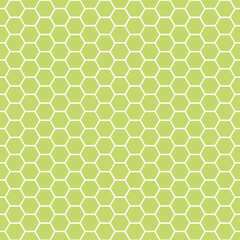 Green tiny honeycomb seamless pattern.