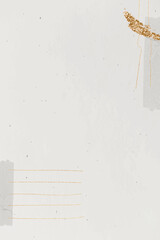 Grunge gray postcard template vector