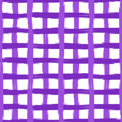 Purple brush stripes seamless pattern.