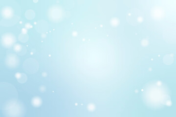 Blue watercolor gradient with Bokeh light background vector