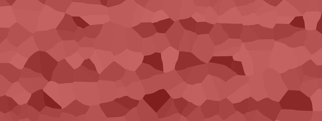 Banner of abstract geometrical background Fire brick color. Random pattern background. Texture Fire brick color pattern background.