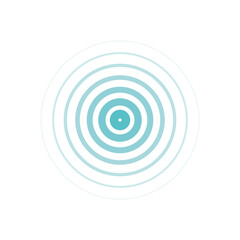 circles from drops of water  vector illustration