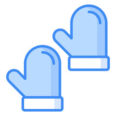 Obraz premium mitten icon