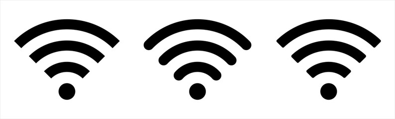 Wireless and wifi icon. Internet Connection. Wi-fi signal symbol. Remote internet access vector illustration.