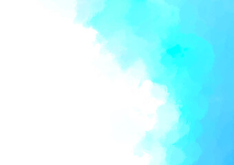 幻想的な水彩の水色テクスチャ背景

