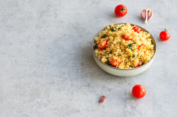Quinoa with vegetables