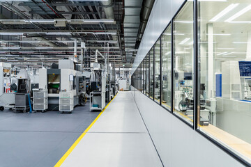 Automated machines and equipments at factory