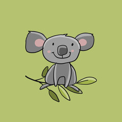 Little Koala. Sketch for your design