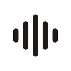 sound waves icon illustration symbol
