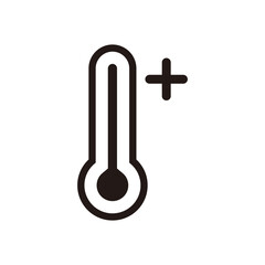 thermometer vector icon illustration symbol