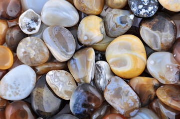 Natural Agate, various types and color