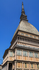Fototapeta na wymiar Turin is the capital city of Piedmont in northern Italy, known for its refined architecture and cuisine.