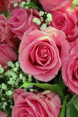 pink roses bouquet