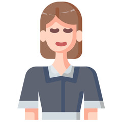 housekeeping flat icon