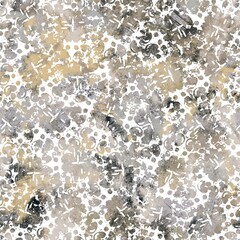 Seamless neutral and white grungy classic abstract surface pattern design for print. High quality illustration. Monochrome earth colored design with white pattern design overlay. Repeat graphic swatch