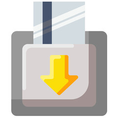 keycard flat icon