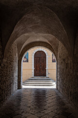 Obraz premium The ancient architecture in town Krk