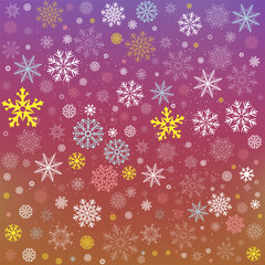 colored snow Christmas bright winter decor