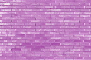Fototapeta na wymiar Brick wall background, pattern, Velvet Violet brickes outside.