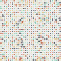 Fototapeta premium Abstract Geometric Pattern generative computational art illustration