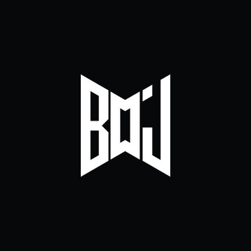 BDJ letter logo creative design. BDJ unique design, BOJ letter logo creative design. BOJ unique design
