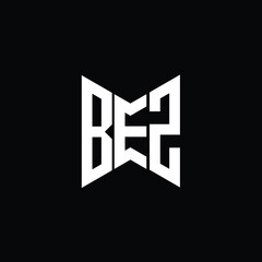 BEZ letter logo creative design. BEZ unique design - obrazy, fototapety, plakaty