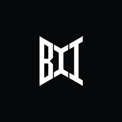 BII letter logo creative design. BII unique design