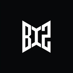 BIZ letter logo creative design. BIZ unique design