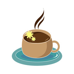 cup of coffee with chocolate