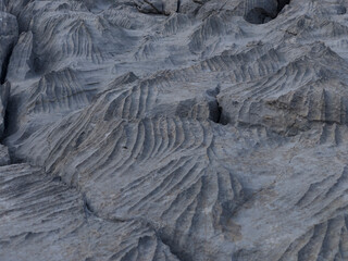 changes, sharpness, formations, crevices, corrugated and sharp structures in stones