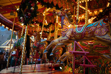 Fairground merry go round