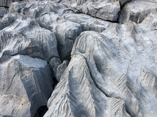 changes, sharpness, formations, crevices, corrugated and sharp structures in stones