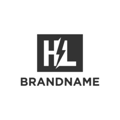 letters HL with lightning combinations