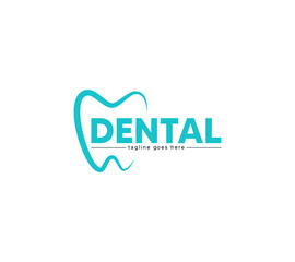 Dental logo is dentist, dental clinic, dental care, dental hospital and teeth logo.