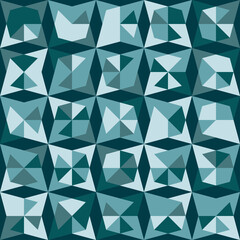 Abstract seamless geometric pattern of rhombuses and diagonals. Vector illustration