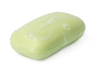 Front view of soap bars isolated on white background