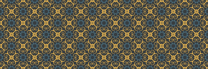 Beautiful background pattern with vintage decorative ornament. Vector image